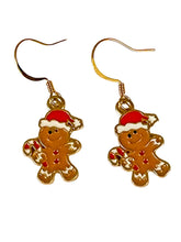Load image into Gallery viewer, Gingerbread Men Earrings