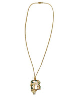 Load image into Gallery viewer, 20" Cat Connector Gold Tone Charm Necklace