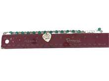 Load image into Gallery viewer, Silver charm bracelet 'Strong Beautiful Worthy'