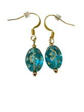Load image into Gallery viewer, Czech Pressed Glass Earrings (Different colors)