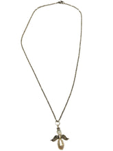 Load image into Gallery viewer, 18" Silver Necklace with Angel Pendant