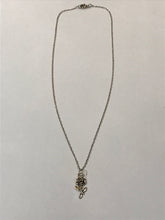 Load image into Gallery viewer, Silver Rose w/ Pink- Blue Beads Jewelry Set