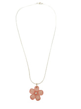 Load image into Gallery viewer, 18" Flower Charm Necklaces in different colors