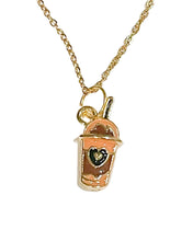 Load image into Gallery viewer, 18" Latte Charm Necklace