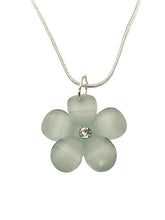 Load image into Gallery viewer, 18" Flower Charm Necklaces in different colors