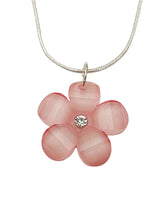 Load image into Gallery viewer, 18" Flower Charm Necklaces in different colors