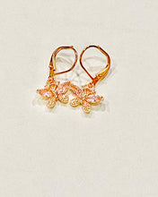 Load image into Gallery viewer, Gold Butterfly Leverback Earring Hooks