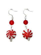 Load image into Gallery viewer, Peppermint Candy Earrings
