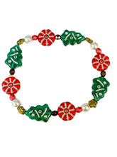 Load image into Gallery viewer, Christmas Tree Stretch Bracelet
