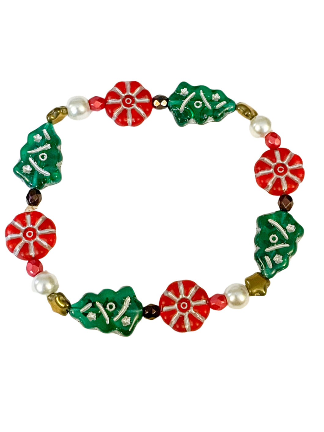 Christmas Tree Stretch Bracelet