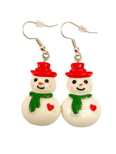 Load image into Gallery viewer, Snowman Earrings
